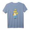 HapDeer Homer Lisa Bart Maggie Play T-Shirt – Offizielles Simpsons Merchandise für Männer, Frauen, Jungen und Mädchen