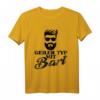 Geiler Typ Mit Bart - Bärtiges Statement T-Shirt für Hipster und Bartträger, Perfekt als Geschenk zu Weihnachten oder Geburtstag