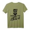 Geiler Typ Mit Bart - Bärtiges Statement T-Shirt für Hipster und Bartträger, Perfekt als Geschenk zu Weihnachten oder Geburtstag