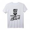 Geiler Typ Mit Bart - Bärtiges Statement T-Shirt für Hipster und Bartträger, Perfekt als Geschenk zu Weihnachten oder Geburtstag