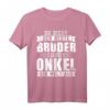 Der beste Bruder und Onkel T-Shirt - Familienliebe, Geschwister & Onkel Design, perfektes Geschenk für Familie