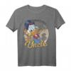 HapDeer DuckTales Scrooge McDuck World's Best Uncle T-Shirt - Offiziell lizenziertes Disney Merchandise für Fans und Geburtstagsfeiern