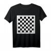 Schachbrett Karneval Fasching T-Shirt - Perfektes Geschenk für Schachspieler, Strategen und Taktiker