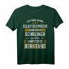 Herren Schreiner T-Shirt mit lustigem Spruch - Humorvolles Motiv für Selbstgespräche, Beratung, Freizeit und Baustelle