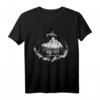 Berge Wald Forst Geometrisch Minimalismus T-Shirt – Perfekt für Natur- und Outdoor-Fans, Wandern & Klettern