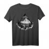 Berge Wald Forst Geometrisch Minimalismus T-Shirt – Perfekt für Natur- und Outdoor-Fans, Wandern & Klettern