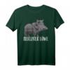 BERLINER LÖWE X WILDSCHWEIN Meme Lustig Sommerloch Tier 2023 T-Shirt - Perfekt für Montagshasser & Morgenshasser mit Humor