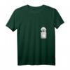 Damen T-Shirt mit Bichon Frisé Welpe in der Tasche - Perfektes Geschenk für Hundeliebhaberinnen, Geburtstags- und Weihnachtsgeschenk