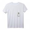 Damen T-Shirt mit Bichon Frisé Welpe in der Tasche - Perfektes Geschenk für Hundeliebhaberinnen, Geburtstags- und Weihnachtsgeschenk