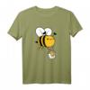 Nette Biene mit Honig Eimer Kinder T-Shirt – Süßes Tiermotiv, perfekt für Imker, Honigliebhaber und Kinder zum Geburtstag, Weihnachten & Muttertag