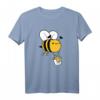 Nette Biene mit Honig Eimer Kinder T-Shirt – Süßes Tiermotiv, perfekt für Imker, Honigliebhaber und Kinder zum Geburtstag, Weihnachten & Muttertag