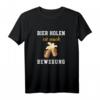 Vatertag cooles Papa Männertagsgeschenk T-Shirt | 'Bier holen' mit Spruch | Lustiges Herrentags-Shirt für Männer, Väter, Opas