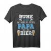 Lustiges Vatertag Papa will ein Bier Fun T-Shirt – Humorvolles Geschenk für entspannte Väter und Männer