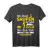 Bollerwagen Bier Biertrinker Vatertag T-Shirt - Lustiges Männer Shirt für Bierliebhaber & Party mit Freunden