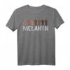 Raised Fist Melanin Black Pride T-Shirt - Support Civil Rights, Black History Month & Equality Movements
