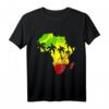 Afrika Love Rasta Reggae Black Lives Matter T-Shirt – Unterstütze Anti-Rassismus und zeige deine Liebe zur afrikanischen Kultur
