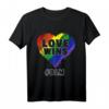 Love Wins & Black Lives Matter T-Shirt – Unterstütze gegen Rassismus, für Pride & Gleichheit bei Demonstrationen & Pride Paraden