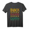 Schwarze Königin Afroamerikaner T-Shirt – Gebildete Black Power Kleidung für Schwarze Frauen, ideal für Graduation, Kwanzaa & kulturelle Anlässe