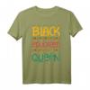 Schwarze Königin Afroamerikaner T-Shirt – Gebildete Black Power Kleidung für Schwarze Frauen, ideal für Graduation, Kwanzaa & kulturelle Anlässe