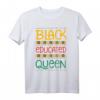 Schwarze Königin Afroamerikaner T-Shirt – Gebildete Black Power Kleidung für Schwarze Frauen, ideal für Graduation, Kwanzaa & kulturelle Anlässe