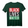 Black Lives Matter T-Shirt mit Pan-Afrikanischer Flagge – Protestkleidung gegen Rassismus & Diskriminierung