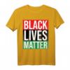 Black Lives Matter T-Shirt mit Pan-Afrikanischer Flagge – Protestkleidung gegen Rassismus & Diskriminierung