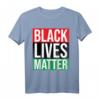 Black Lives Matter T-Shirt mit Pan-Afrikanischer Flagge – Protestkleidung gegen Rassismus & Diskriminierung