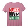 Black Lives Matter T-Shirt mit Pan-Afrikanischer Flagge – Protestkleidung gegen Rassismus & Diskriminierung
