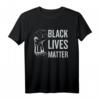 Black Lives Matter T-Shirt mit Fäuste-Grafik – Protestbekleidung für soziale Gerechtigkeit & Rassismus-Statements