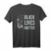 Black Lives Matter T-Shirt mit Fäuste-Grafik – Protestbekleidung für soziale Gerechtigkeit & Rassismus-Statements