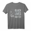 Black Lives Matter T-Shirt mit Fäuste-Grafik – Protestbekleidung für soziale Gerechtigkeit & Rassismus-Statements