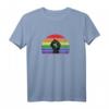 LGBT Pride Flag Fist BLM Black Lives Matter Retro Vintage Protest T-Shirt – Für Gleichheit, Menschenrechte & Anti-Rassismus
