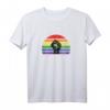 LGBT Pride Flag Fist BLM Black Lives Matter Retro Vintage Protest T-Shirt – Für Gleichheit, Menschenrechte & Anti-Rassismus
