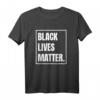 Black Lives Matter BLM Anti-Rassismus T-Shirt – Zeichen gegen Rassistische Gewalt & Für Soziale Gerechtigkeit