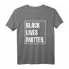 Black Lives Matter BLM Anti-Rassismus T-Shirt – Zeichen gegen Rassistische Gewalt & Für Soziale Gerechtigkeit