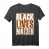 Oheneba: Black Lives Matter Kente-Muster T-Shirt - Kulturelles Statement für soziale Gerechtigkeit