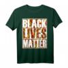 Oheneba: Black Lives Matter Kente-Muster T-Shirt - Kulturelles Statement für soziale Gerechtigkeit