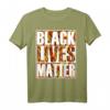 Oheneba: Black Lives Matter Kente-Muster T-Shirt - Kulturelles Statement für soziale Gerechtigkeit