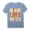 Oheneba: Black Lives Matter Kente-Muster T-Shirt - Kulturelles Statement für soziale Gerechtigkeit