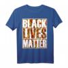 Oheneba: Black Lives Matter Kente-Muster T-Shirt - Kulturelles Statement für soziale Gerechtigkeit