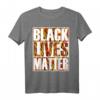Oheneba: Black Lives Matter Kente-Muster T-Shirt - Kulturelles Statement für soziale Gerechtigkeit