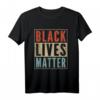 Vintage Retro Black Lives Matter T-Shirt – Protestshirt für Menschenrechte, Rassengleichheit & gesellschaftliches Engagement