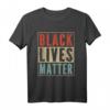 Vintage Retro Black Lives Matter T-Shirt – Protestshirt für Menschenrechte, Rassengleichheit & gesellschaftliches Engagement