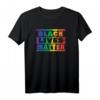 LGBTQ Pride & Black Lives Matter We March To End Hate 2020 T-Shirt – Unterstützung gegen Rassismus & Homophobie, Für Gerechtigkeit & Reform