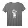 Black Lives Matter Anti-Rassismus T-Shirt mit Black Power Faust – Unterstütze die Bewegung gegen Hass, Faschismus und Rassismus