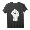 Black Power Faust T-Shirt - Black Lives Matter Bewegung & Soziale Gerechtigkeit zum HapDeer