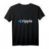 Damen Crypto XRP-Münzkryptowährungen T-Shirt mit Ripple-Logo - V-Ausschnitt für Krypto-Enthusiasten, Investoren & Blockchain-Fans