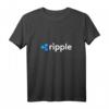 Damen Crypto XRP-Münzkryptowährungen T-Shirt mit Ripple-Logo - V-Ausschnitt für Krypto-Enthusiasten, Investoren & Blockchain-Fans