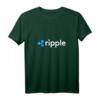 Damen Crypto XRP-Münzkryptowährungen T-Shirt mit Ripple-Logo - V-Ausschnitt für Krypto-Enthusiasten, Investoren & Blockchain-Fans