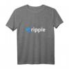 Damen Crypto XRP-Münzkryptowährungen T-Shirt mit Ripple-Logo - V-Ausschnitt für Krypto-Enthusiasten, Investoren & Blockchain-Fans